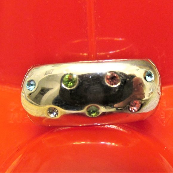 Multicolored Gemstones Pendant - Picture 3 of 6